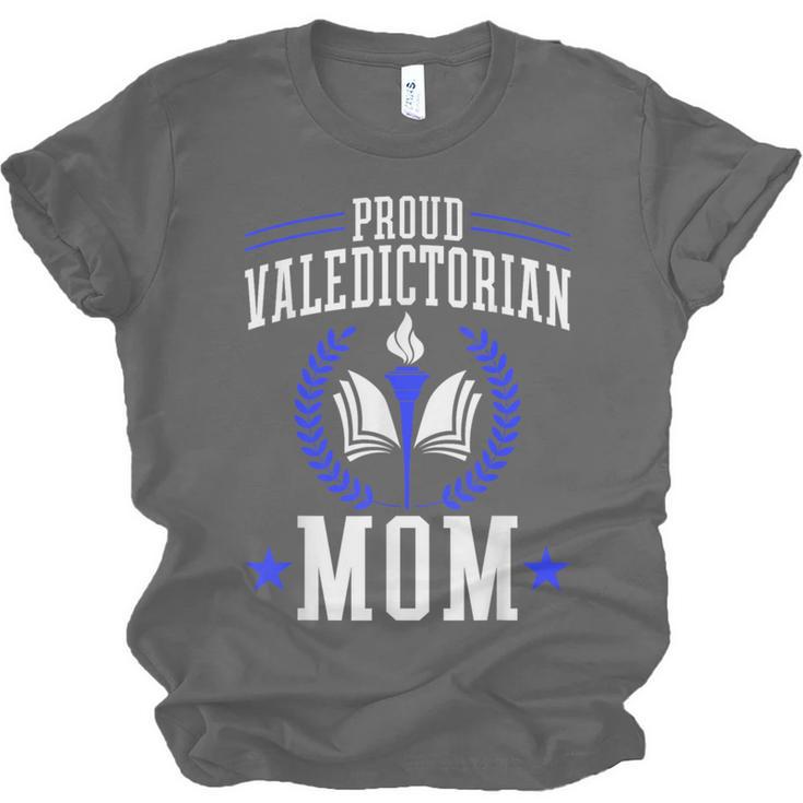 Proud Valedictorian Mom Graduation Grad Mom Class Of 2025 Unisex Jersey T-Shirt