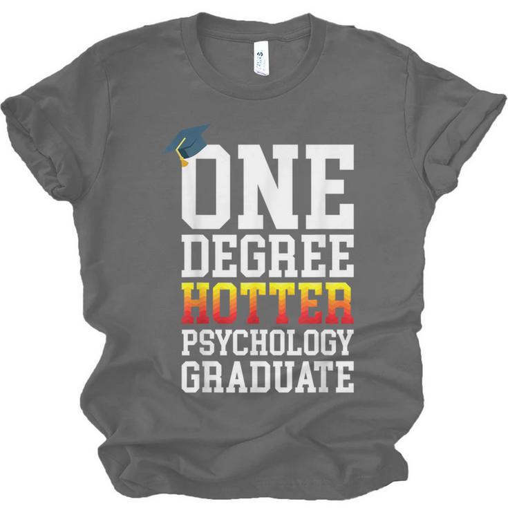Psychology Graduation Shirt Hotter By One Degree University Unisex Jersey T-Shirt