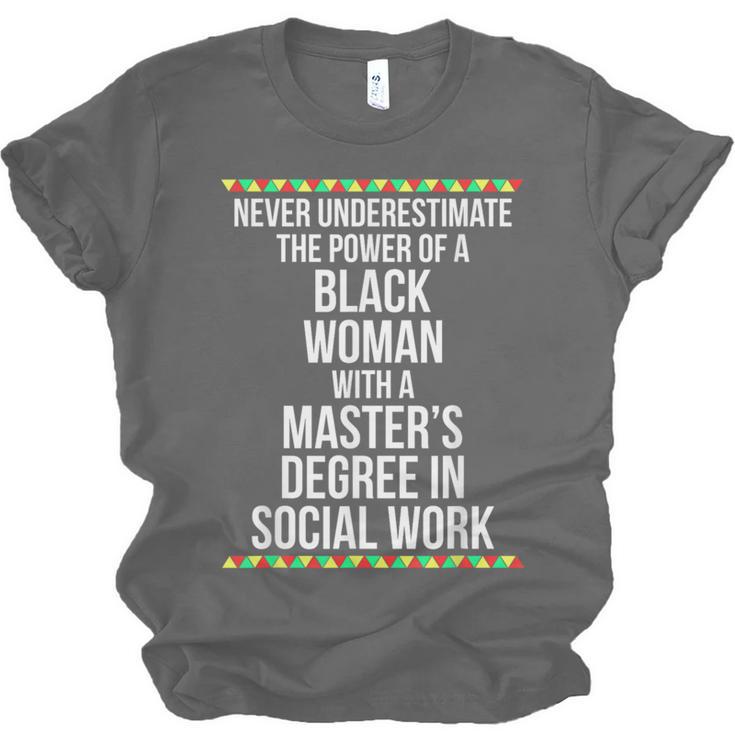 Queen MSW Social Work Masters Graduation Unisex Jersey T-Shirt
