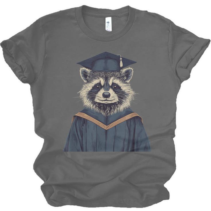 Raccoon Graduation Unisex Jersey T-Shirt