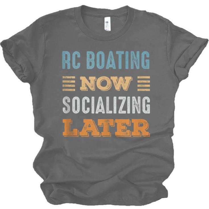 RC Boating Now Minimal Socializing Introvert Vintage Unisex Jersey T-Shirt RC Boating Now Minimal Socializing Introvert Vintage Unisex Jersey T-Shirt