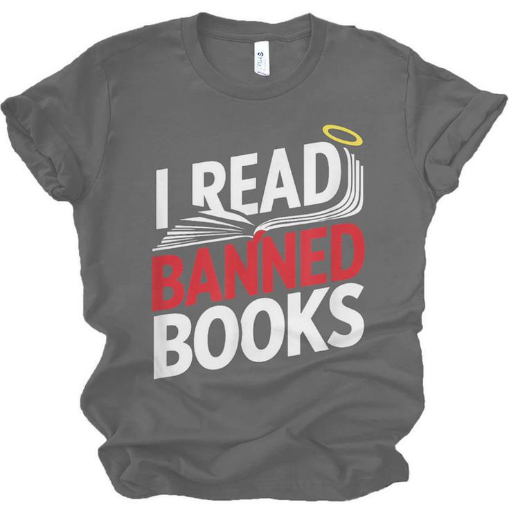 I Read Banned Books Defiant And Bold Unisex Jersey T-Shirt