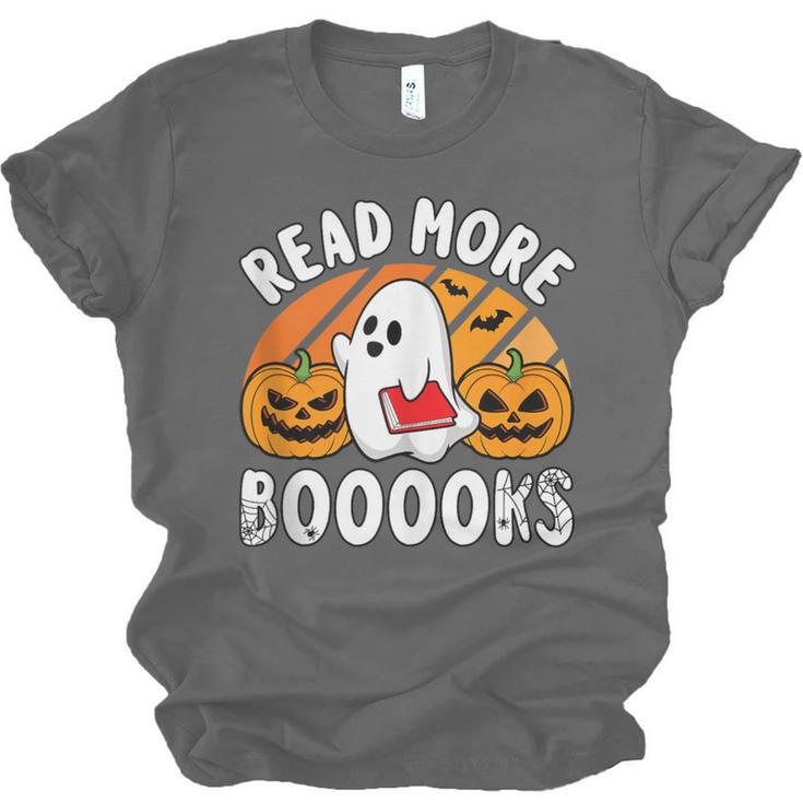 Read More Books Teacher Halloween Men Women Unisex Jersey T-Shirt Read More Books Teacher Halloween Men Women Unisex Jersey T-Shirt