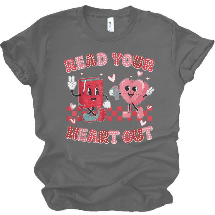 Read Your Heart Out Valentine Teacher Book Lover Unisex Jersey T-Shirt Read Your Heart Out Valentine Teacher Book Lover Unisex Jersey T-Shirt