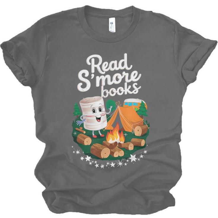 Read S'More Books Around Campfire National Book Week Unisex Jersey T-Shirt Read S'More Books Around Campfire National Book Week Unisex Jersey T-Shirt
