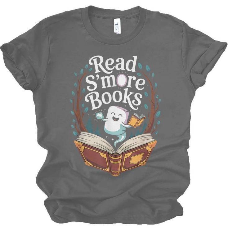 Read S'More Books Camping Outdoors Travel Campfire Unisex Jersey T-Shirt Read S'More Books Camping Outdoors Travel Campfire Unisex Jersey T-Shirt