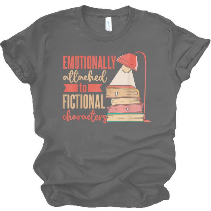 Reader Bookworm Fictional Character Reading Introvert Unisex Jersey T-Shirt
