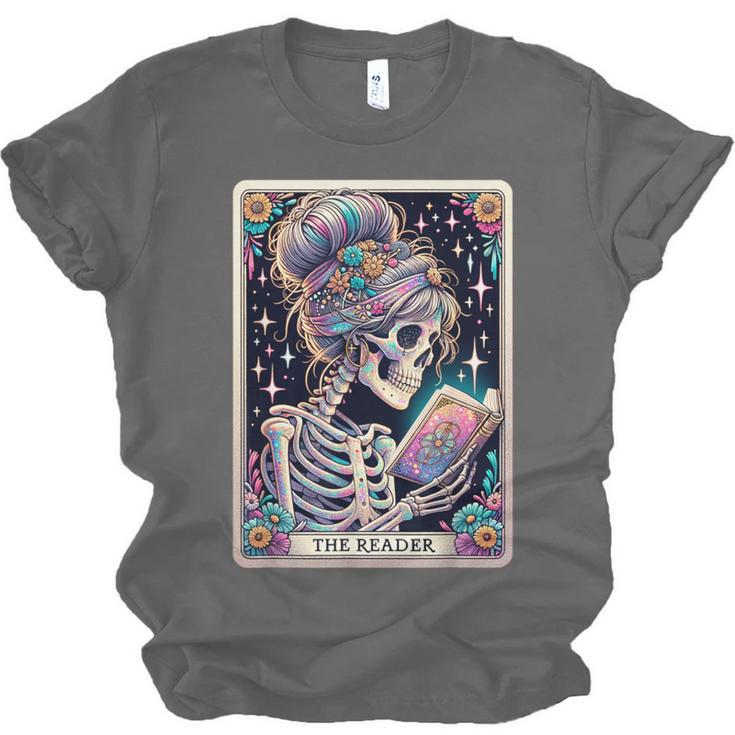The Reader Tarot Card Women Book Lover Librarian Read Unisex Jersey T-Shirt The Reader Tarot Card Women Book Lover Librarian Read Unisex Jersey T-Shirt