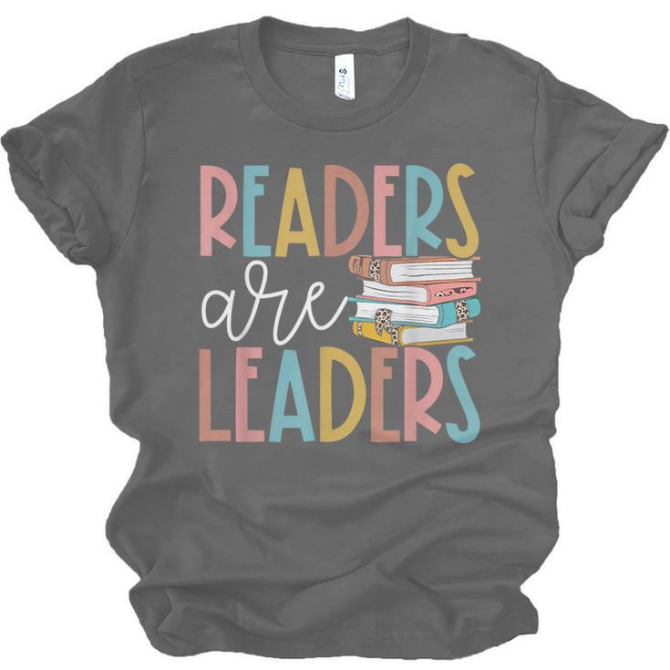 Readers Are Leaders Reading Book Lovers Teacher Women Kids Unisex Jersey T-Shirt Readers Are Leaders Reading Book Lovers Teacher Women Kids Unisex Jersey T-Shirt