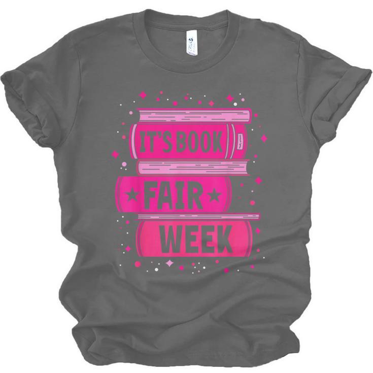 Reading Books Its Book Fair Week Unisex Jersey T-Shirt