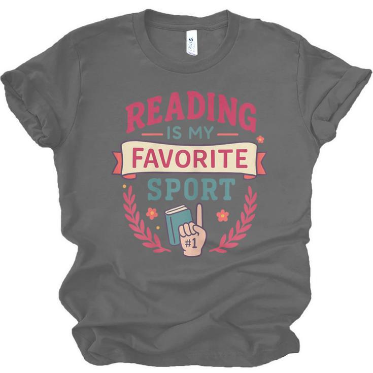 Reading Is My Favorite Sport Book Lover Keepsake For Women Unisex Jersey T-Shirt Reading Is My Favorite Sport Book Lover Keepsake For Women Unisex Jersey T-Shirt