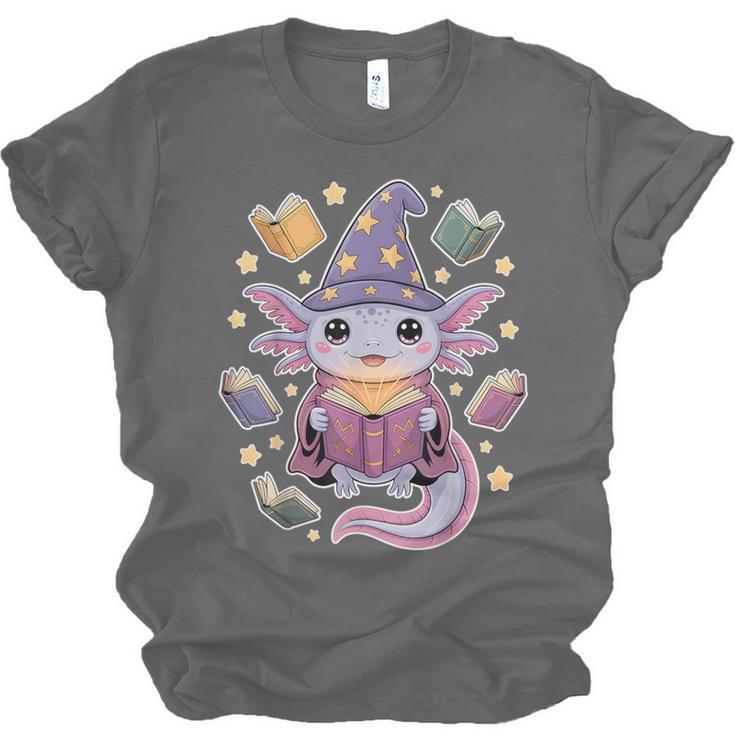 ReadsALOTL Cute Axolotl Book Lover Unisex Jersey T-Shirt