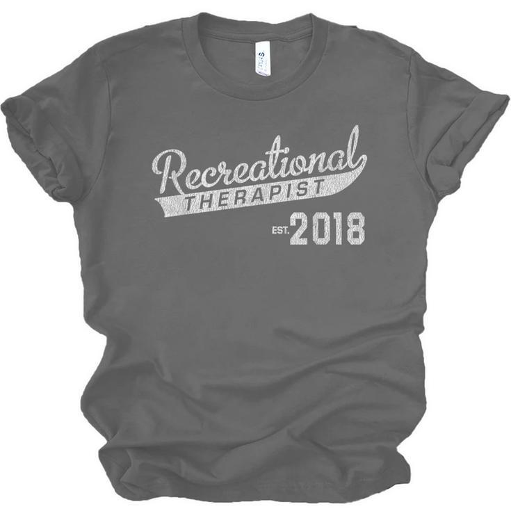 Recreational Therapy Shirt Graduation Unisex Jersey T-Shirt