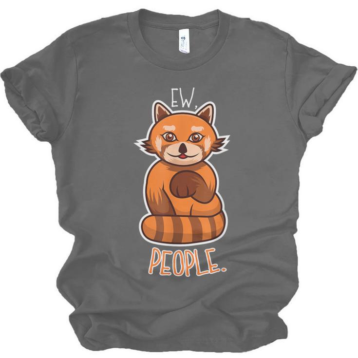 Red Panda Introvert For Red Pandas Fan Unisex Jersey T-Shirt Red Panda Introvert For Red Pandas Fan Unisex Jersey T-Shirt