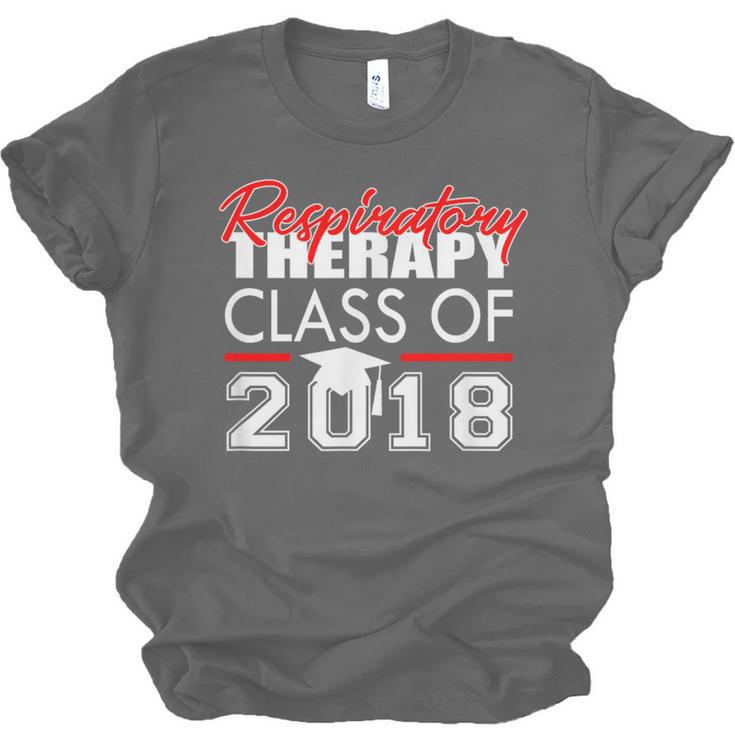 Respiratory Therapy Class Of 2018 Graduation Shirt Women Men Unisex Jersey T-Shirt