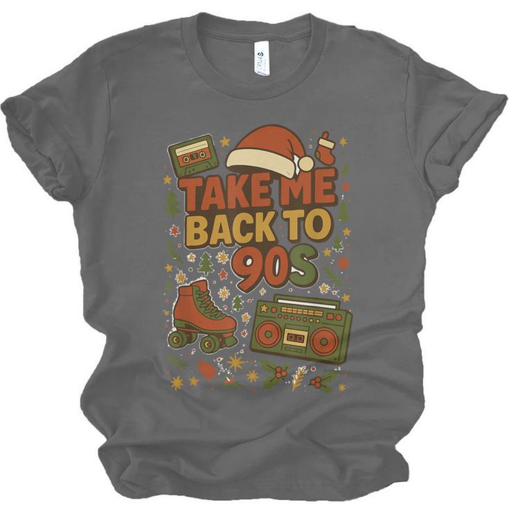 Retro 90s 80s Baby Christmas Holiday Nostalgia Unisex Jersey T-Shirt Retro 90s 80s Baby Christmas Holiday Nostalgia Unisex Jersey T-Shirt