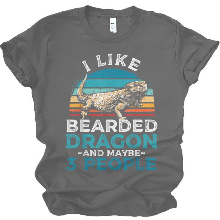 Retro Bearded Dragon Introvert For Lizard Lovers Unisex Jersey T-Shirt Retro Bearded Dragon Introvert For Lizard Lovers Unisex Jersey T-Shirt