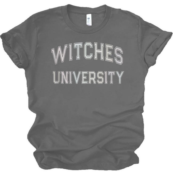 Retro Don'T Call Me WITCHES UNIVERSITY Introvert Sarcastic Unisex Jersey T-Shirt