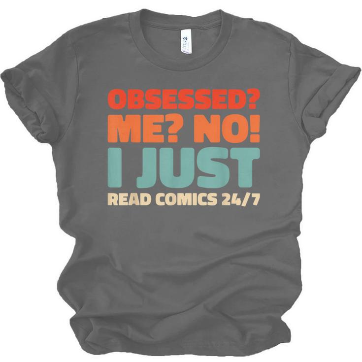 Retro Superheroes Art Graphic Novels Vintage Comic Books Unisex Jersey T-Shirt