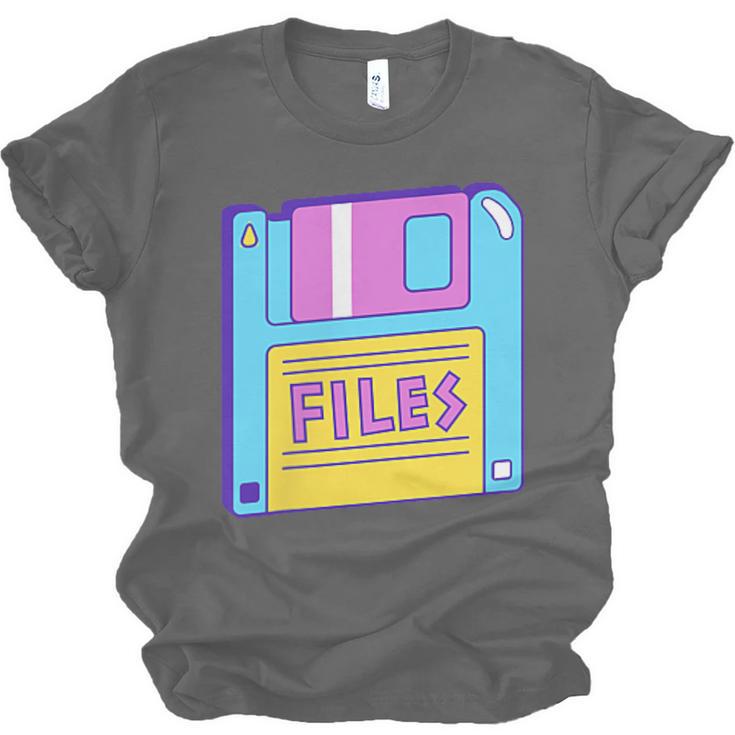 Retro TechnologyOld School Floppy Nostalgia 90s Generation Unisex Jersey T-Shirt