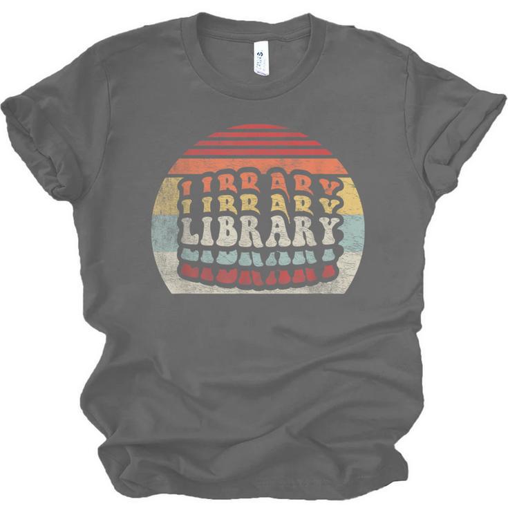 Retro Vintage Bookworm Library Shirt Book Lover Unisex Jersey T-Shirt