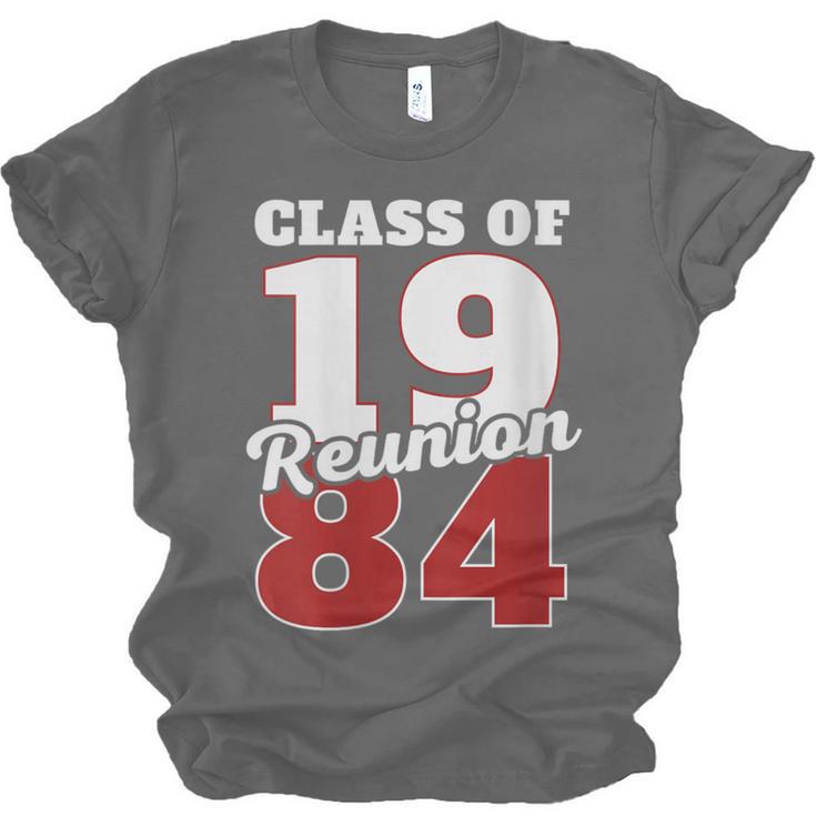 Reunion 1984 Class Of 1984 Reunion 84 Graduation 1984 Unisex Jersey T-Shirt