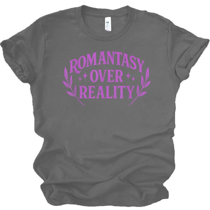 Romantasy Book Reader Aesthetic With Fantasy Feels Unisex Jersey T-Shirt Romantasy Book Reader Aesthetic With Fantasy Feels Unisex Jersey T-Shirt