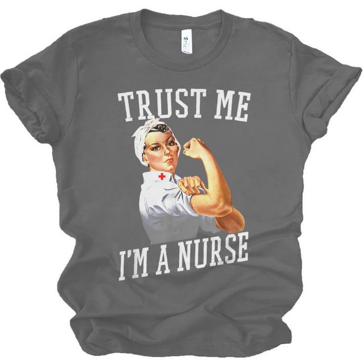 Rosie Riveter Nurse Shirt Nurse Graduation Shirt Unisex Jersey T-Shirt