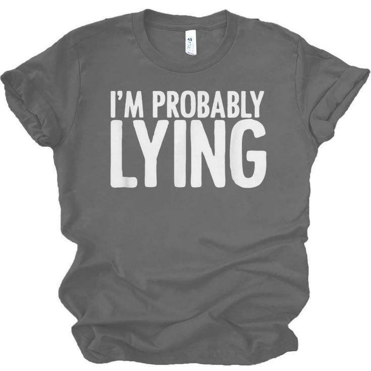 Sarcasm Humor Sassy Quote For Introvert People Unisex Jersey T-Shirt