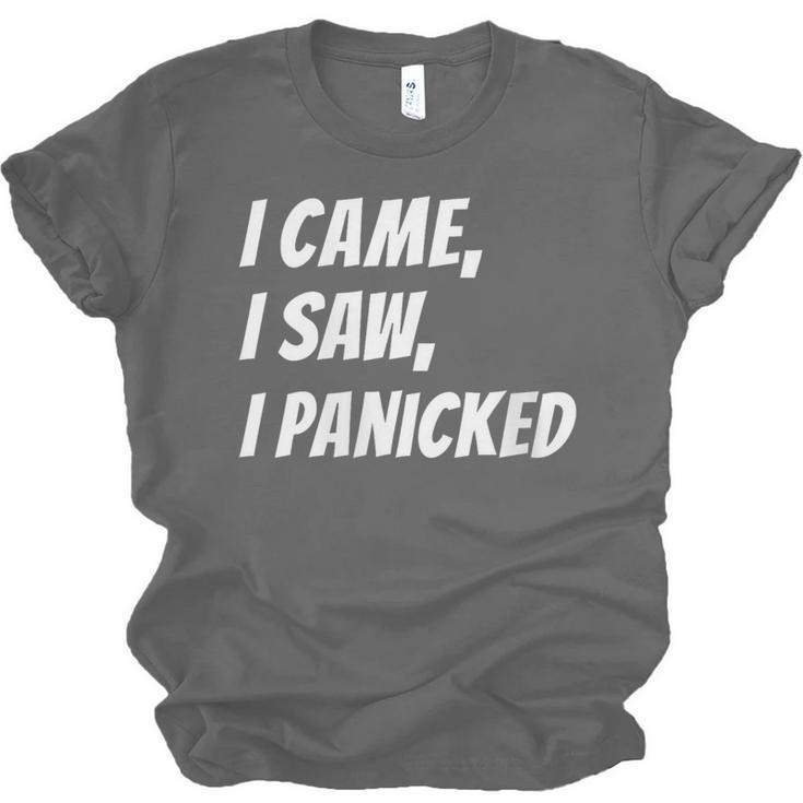 I Came I Saw Meme For Anti Social And Introvert Unisex Jersey T-Shirt