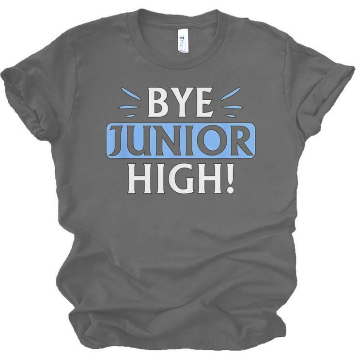 Say Goodbye To Junior High School Fun Graduation Unisex Jersey T-Shirt