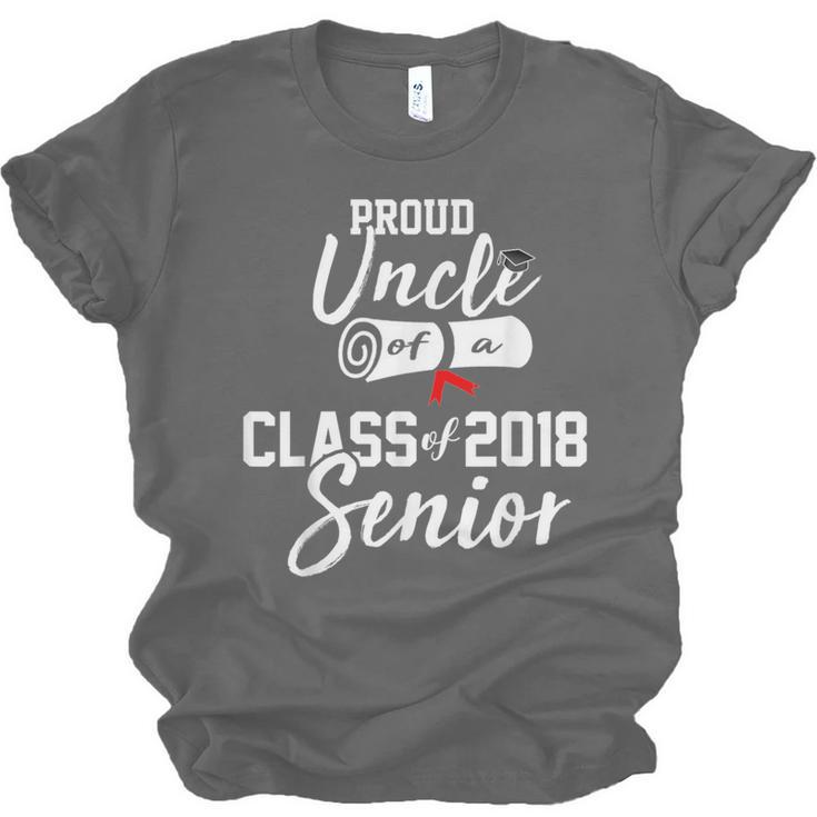 Senior 2018 Graduate Shirt Graduation College Retro Style Unisex Jersey T-Shirt