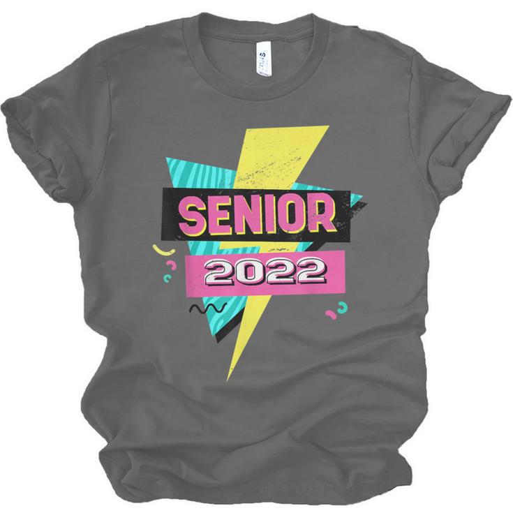 Senior 2022 Graduation Class Of 2022 Retro 90's Graduation Unisex Jersey T-Shirt
