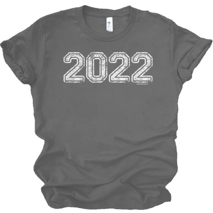 Senior 2022 Graduation Vintage For Him Her Class Of 2022 Unisex Jersey T-Shirt