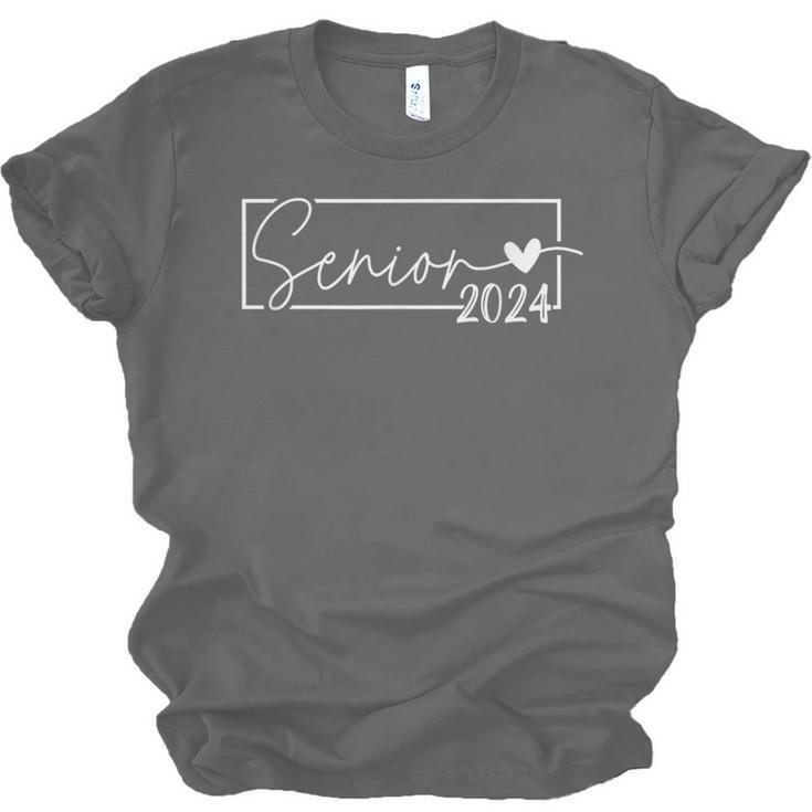Senior 2024 Class Of 2024 Graduation Unisex Jersey T-Shirt