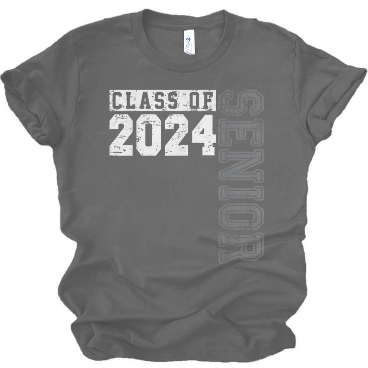 Senior 2024 Class Of 2024 Seniors Graduation 2024 Senior 24 Unisex Jersey T-Shirt
