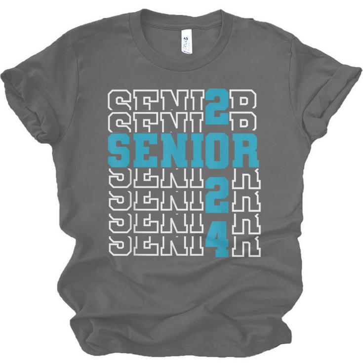 Senior 2024 Graduation Class Of 2024 Senior Boys Girls Unisex Jersey T-Shirt