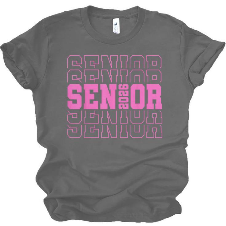 Senior 2026 Class Of 2026 Boys Girls Matching Graduation Unisex Jersey T-Shirt