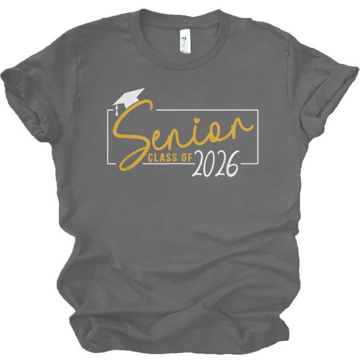 Senior 2026 Class Of 2026 Seniors Graduation School Senior Unisex Jersey T-Shirt