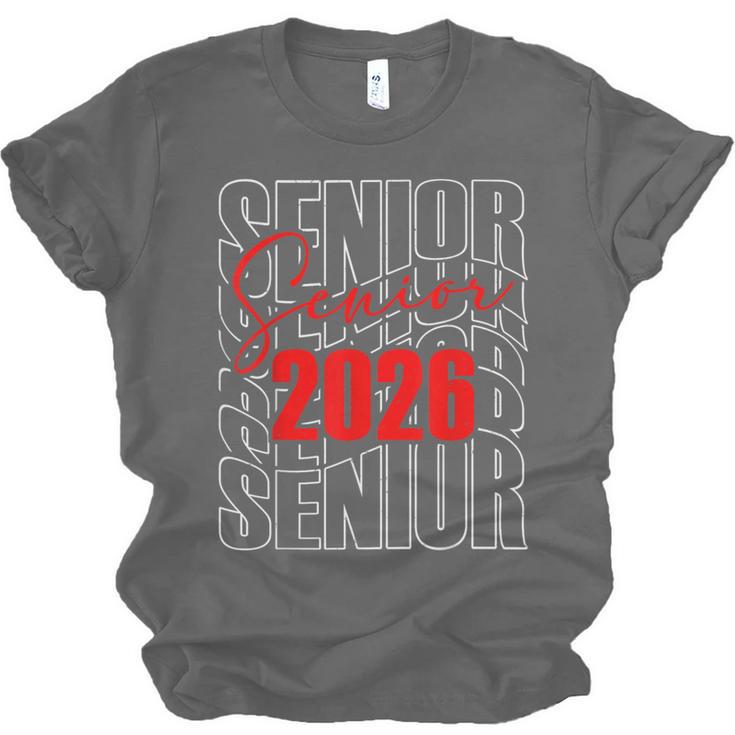 Senior 2026 Retro Class Of 2026 Graduation For Students Unisex Jersey T-Shirt