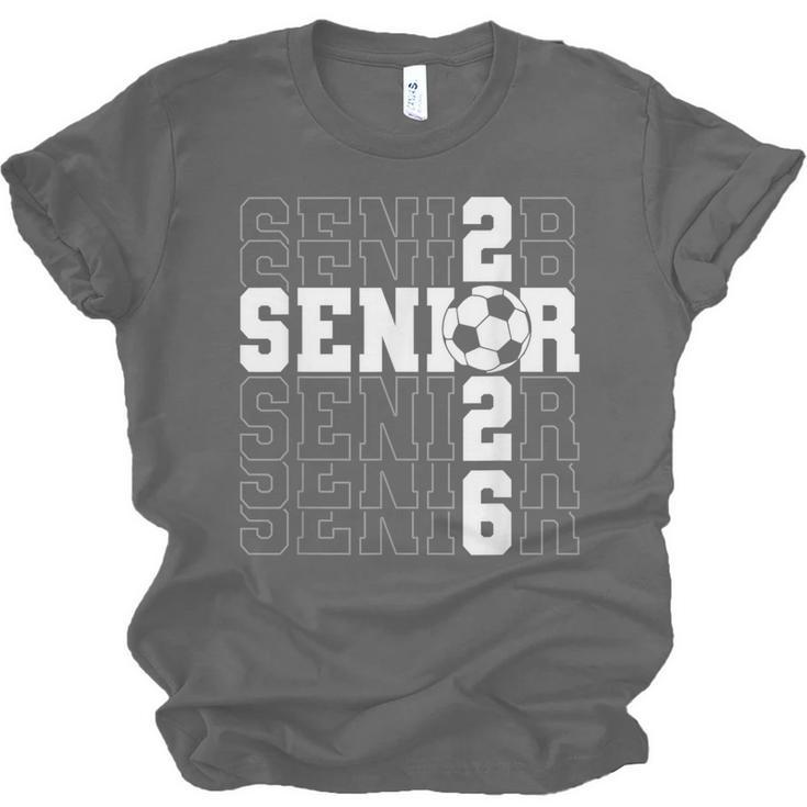 Senior 2026 Soccer Player Class Of 2026 Senior Graduation Unisex Jersey T-Shirt