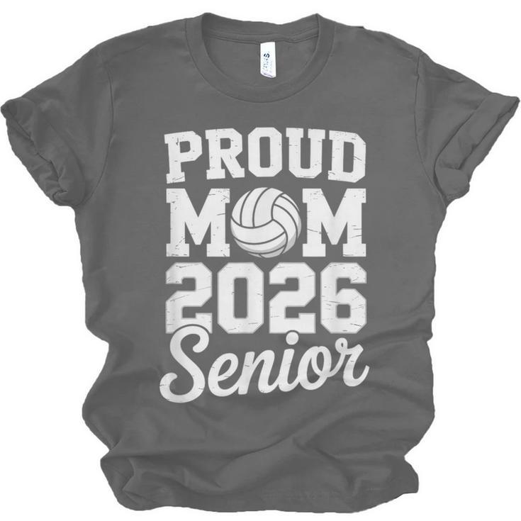 Senior 2026 Volleyball Mom High School Graduation Outfit Unisex Jersey T-Shirt