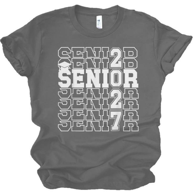 Senior 2027 Class Of 2027 Graduation Senior Grad 2027 Unisex Jersey T-Shirt