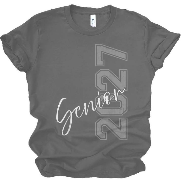 Senior 2027 Class Of 2027 Shirt Graduation Unisex Jersey T-Shirt