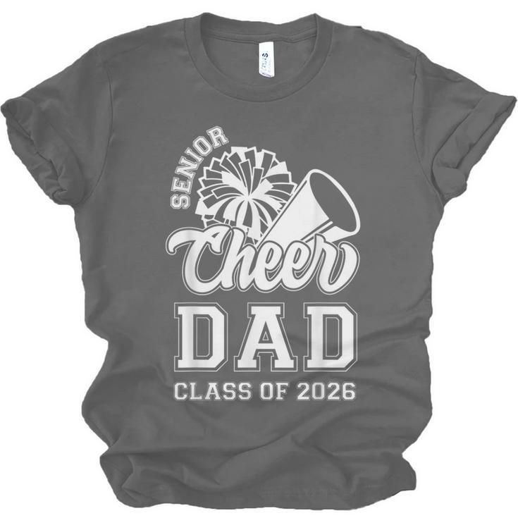 Senior Cheerleader Dad Cheer Class Of 2026 Graduation Men Unisex Jersey T-Shirt