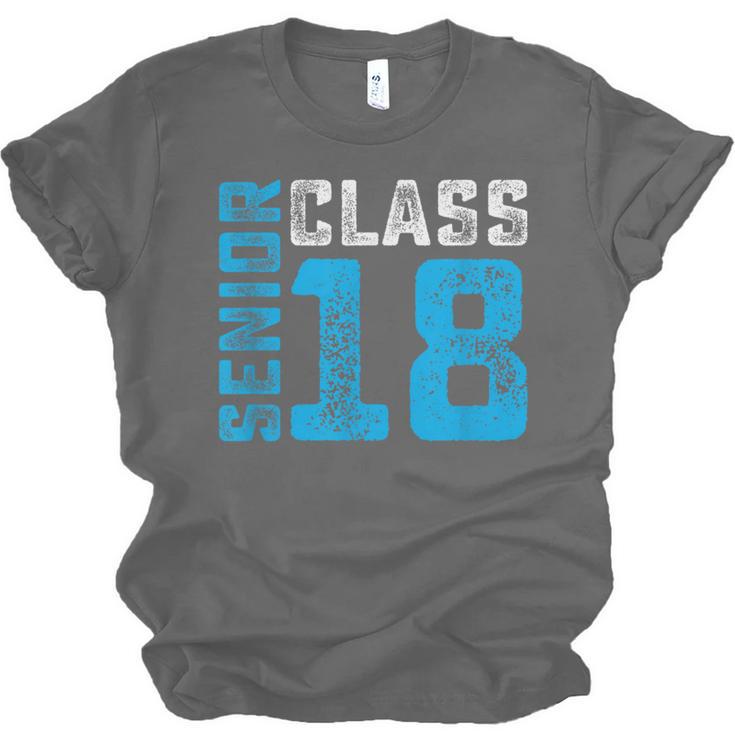 Senior Class 18 Shirt Graduation Apparel T-Shirt Unisex Jersey T-Shirt