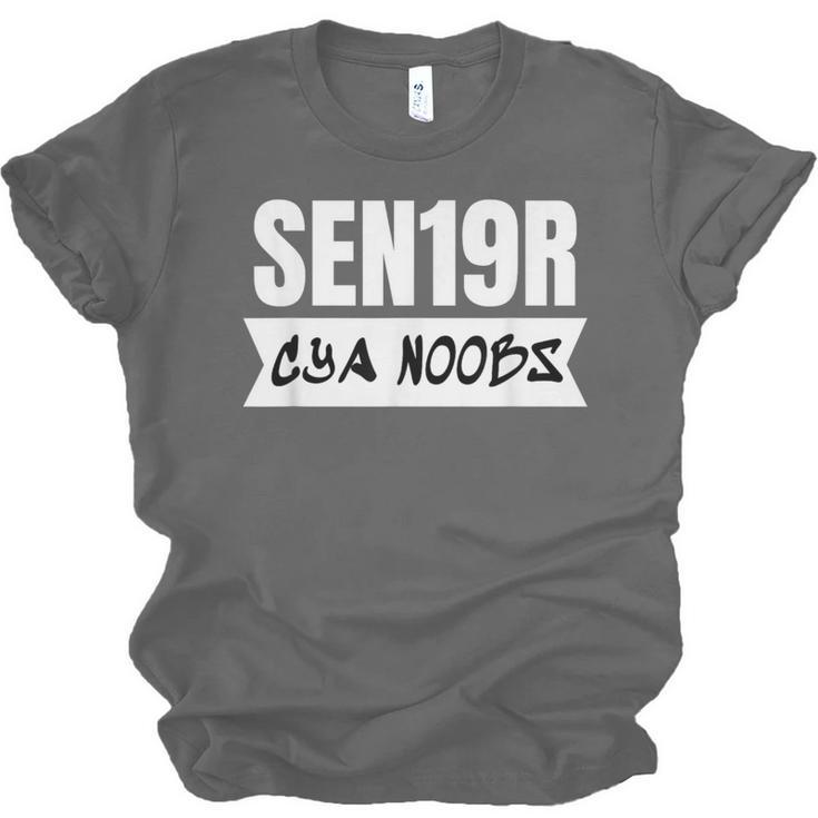 Senior Class 2019 Shirt High School Graduation Geek Unisex Jersey T-Shirt
