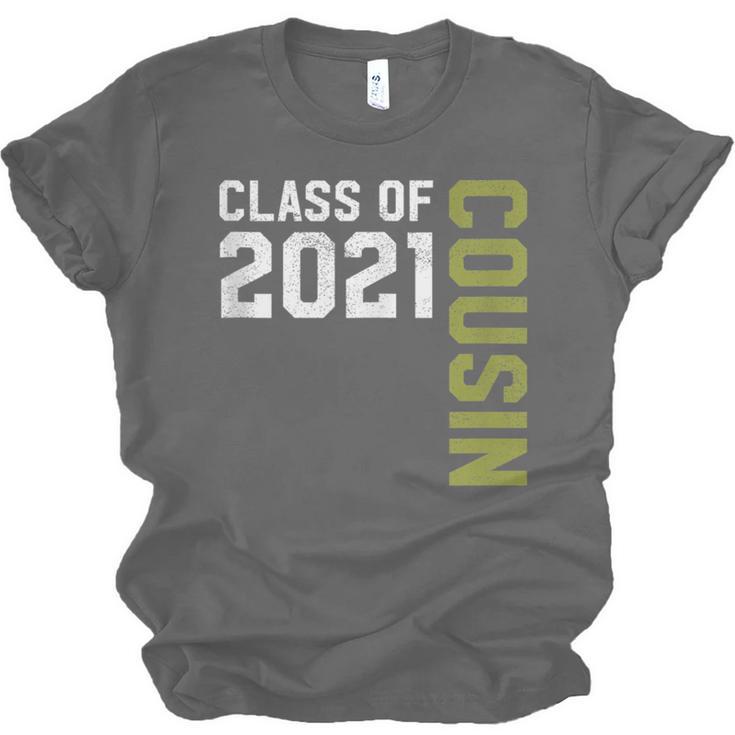Senior Class Of 2021 Cousin Graduation Unisex Jersey T-Shirt