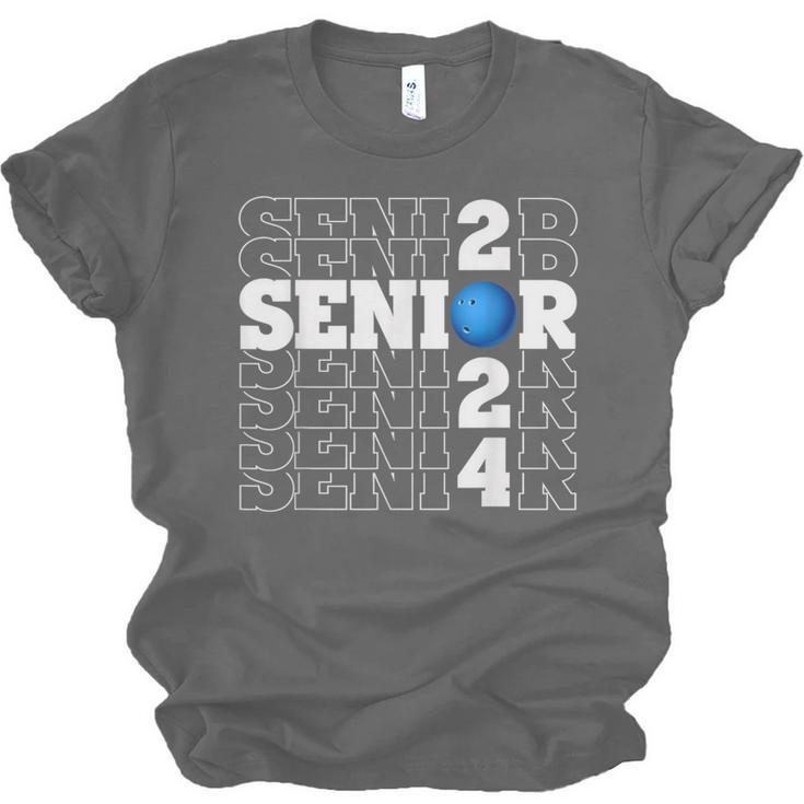 Senior Class Of 2024 Bowling First Day Of School Graduation Unisex Jersey T-Shirt