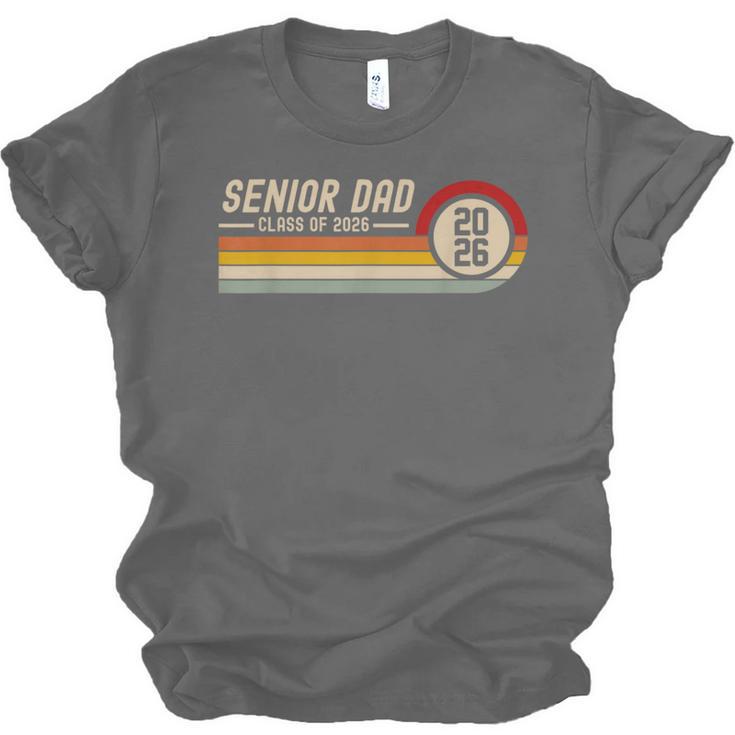 Senior Dad Class Of 2026 Graduation 2026 Graduate Vintage Unisex Jersey T-Shirt